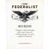 The Federalist Honest Red Blend 2023 Front Label