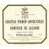 Chateau Pichon Longueville Comtesse de Lalande (bin soiled label) 1976 Front Label