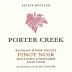 Porter Creek Hillside Vineyard Old Vine Pinot Noir 2003 Front Label