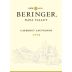 Beringer Cabernet Sauvignon 2009 Front Label