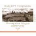 Barnett Vineyards Donnelly Creek Vineyard Pinot Noir 2009 Front Label