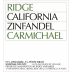 Ridge Carmichael Zinfandel 2010 Front Label