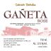 Ganeta Txakolina Rose 2021 Front Label
