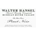 Walter Hansel The Three Rows Pinot Noir 2011 Front Label
