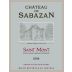 Producteurs Plaimont Chateau de Sabazan 2016 Front Label