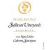 Sullivan Rutherford Estate Cabernet Sauvignon 2003 Front Label