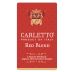 Carletto Red Blend 2017 Front Label