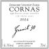 Vincent Paris Cornas Granit 30 2024 Front Label