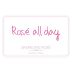 Rose All Day Sparkling Rose Front Label