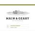 Main & Geary Sonoma County Chardonnay 2016 Front Label