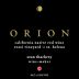 Sean Thackrey Orion Red Blend 2015 Front Label