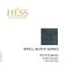 Hess Small Block Series Petite Sirah 2012 Front Label