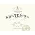 Austerity Chardonnay 2015 Front Label