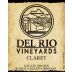 Del Rio Vineyards Claret 2013 Front Label