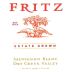 Fritz Estate Grown Sauvignon Blanc 2010 Front Label