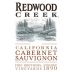 Redwood Creek Cabernet Sauvignon 2008 Front Label