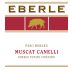 Eberle Muscat Canelli 2020 Front Label