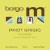 Borgo M Pinot Grigio 2015 Front Label