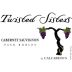 Calcareous Vineyard Twisted Sisters Cabernet Sauvignon 2014 Front Label