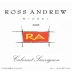 Ross Andrew Winery Cabernet Sauvignon 2005 Front Label