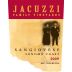 Jacuzzi Sangiovese 2009 Front Label