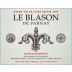 Chateau de Parnay Le Blason de Parnay 2018 Front Label