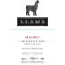 Belasco de Baquedano Llama Old Vine Malbec 2022 Front Label