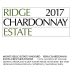 Ridge Estate Chardonnay 2017 Front Label