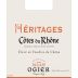 Ogier Heritages Cotes du Rhone Rouge 2017 Front Label