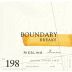 Boundary Breaks No.198 Reserve Riesling 2021 Front Label