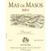 Capafons-Osso Priorat Mas de Masos 2001 Front Label