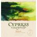 Cypress Merlot 2018 Front Label