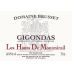 Domaine Brusset Gigondas Les Hauts de Montmirail 2017 Front Label