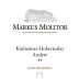 Markus Molitor Kinheimer Hubertuslay Riesling Auslese 2020 Front Label