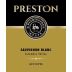 Preston Premium Wines Sauvignon Blanc 2014 Front Label