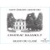 Chateau Dassault 2004 Front Label
