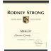 Rodney Strong Sonoma Merlot 2016 Front Label