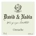 David & Nadia Grenache 2019 Front Label