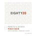 Pareto's Estate Eighty20 2016 Front Label