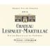 Chateau Lespault-Martillac Blanc 2014 Front Label
