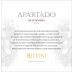 Rutini Apartado Gran Malbec 2015 Front Label