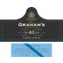 Graham's 40 Year Old Tawny Port Front Label