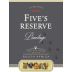 Van Loveren Five's Reserve Pinotage 2019 Front Label