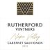 Rutherford Vintners Cabernet Sauvignon 2022 Front Label