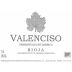 Valenciso Rioja Blanco 2018 Front Label