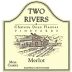 Two Rivers Winery and Chateau Mesa County Deux Fleuves Vineyards Merlot 2013 Front Label