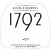 Barton 1792 Single Barrel Kentucky Straight Bourbon Whiskey Front Label