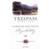 Trespass Vineyard Cabernet Sauvignon 2001 Front Label
