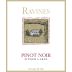Ravines Pinot Noir 2019 Front Label