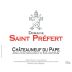 Domaine Saint Prefert Chateauneuf-du-Pape 2013 Front Label